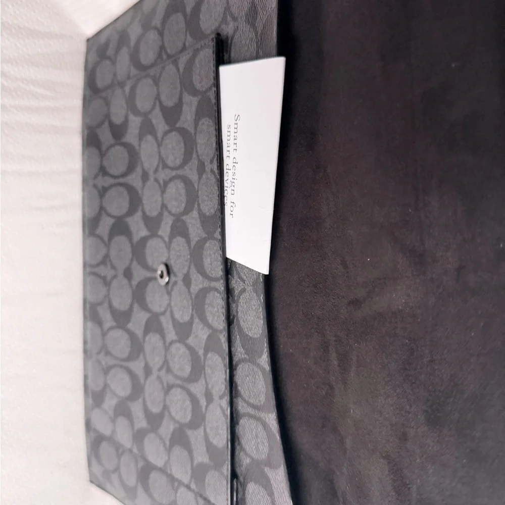 Black Patterned Men's Bag